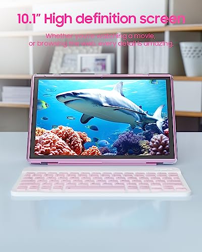 10 inch Android Tablet with Keyboard, Mouse, Stylus Pen and Case K7713