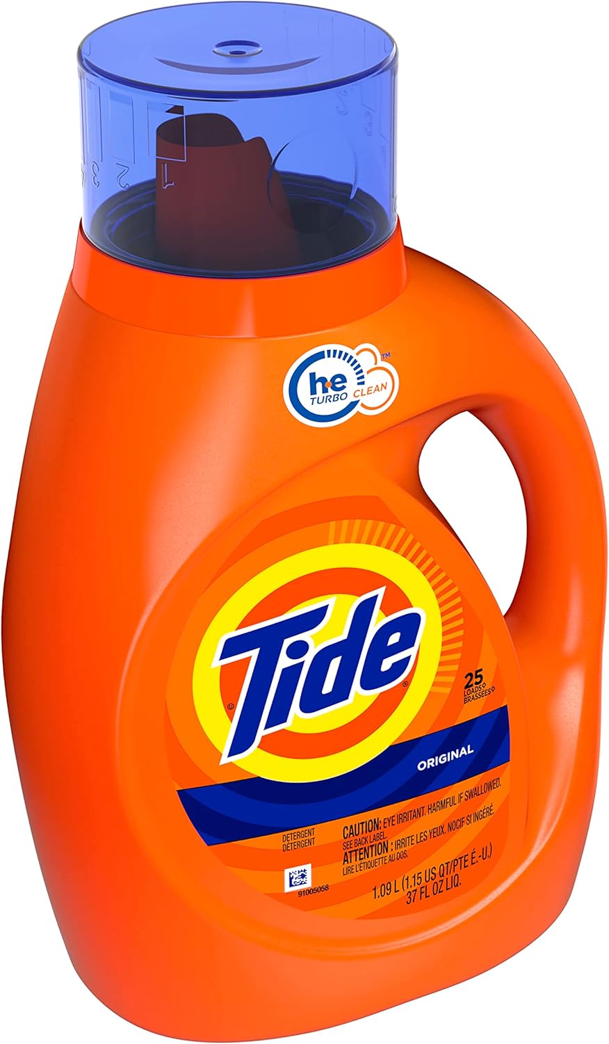 Liquid Laundry Detergent, Original Scent, 1.09 L W470