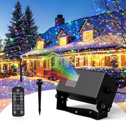 Outdoor Laser Lights Projector with Remote Control for Holiday Decor W676