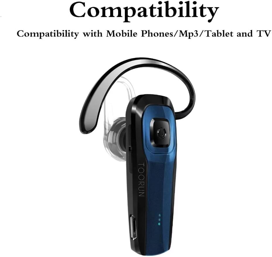 Wireless Bluetooth Earpiece with Noise Reduction and Microphone for Phones and Laptops X6186