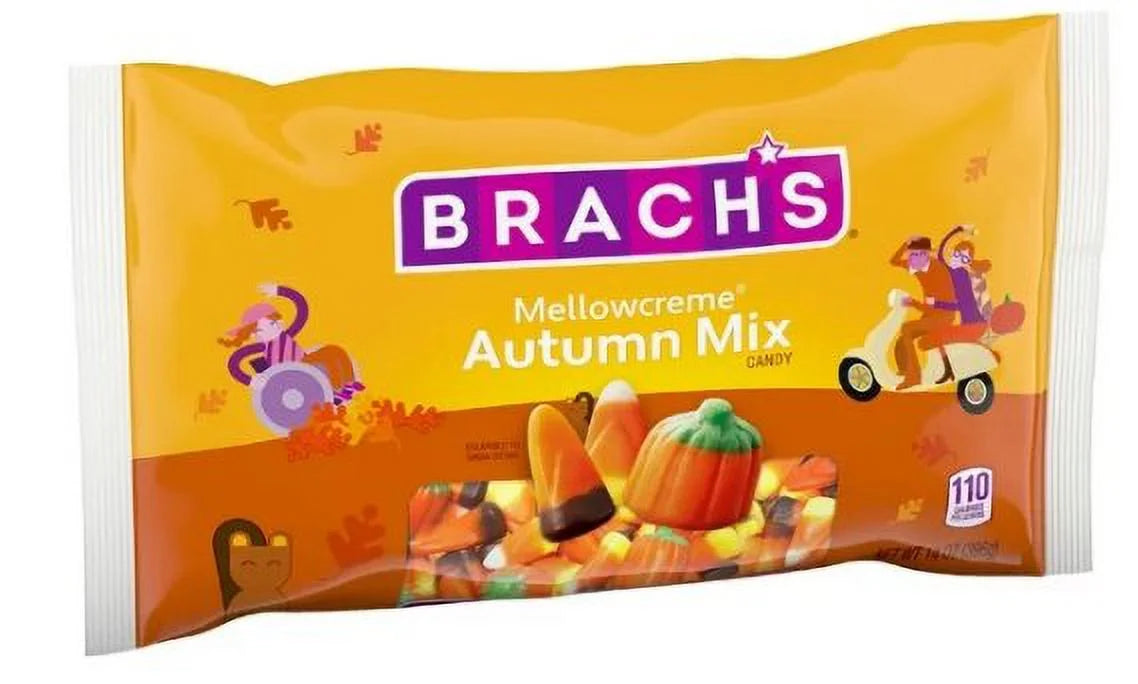Candy Corn and Autumn Party Mix Duo, 2 Bags, 14 oz Each Z30375