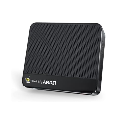 Beelink SER5 MAX Mini PC, AMD Ryzen 7 5800H(7nm, 8C/16T) up to 4.4GHz, Mini Computer 32GB DDR4 RAM 500GB NVME SSD, Micro PC 4K@60Hz Triple Display, Mini Gaming Computer WiFi6/BT5.2/54W/HTPC/W-11 Pro