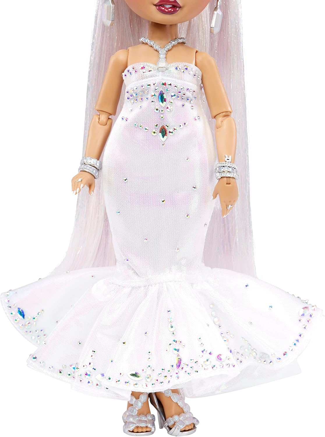 Rainbow High Doll with Multicolor Hair and Iridescent Gown I820892