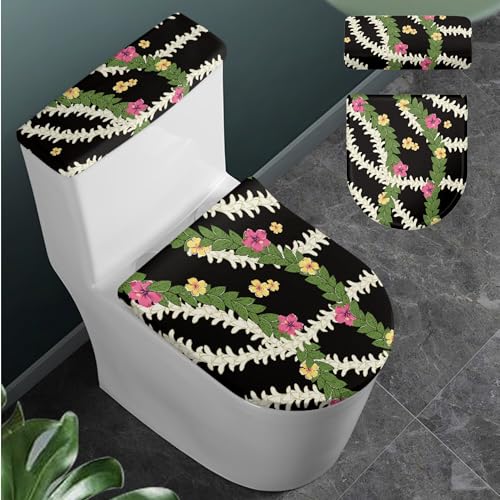 Christmas Toilet Lid and Tank Cover Set for Bathroom Decor Q334993