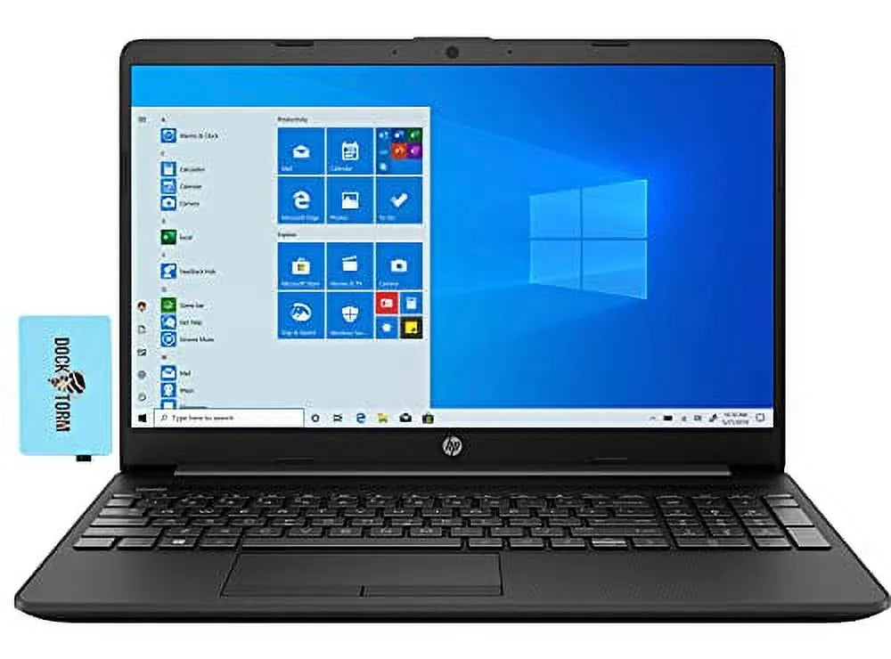 HP 15t-dw300 FHD IPS Laptop (11th Gen Intel i5 4-Core, 16GB RAM, 256GB PCIe SSD, Intel Iris Xe, 15.6" WLED (1920x1080), WiFi, Bluetooth, Webcam, 2xUSB 3.1, 1xHDMI, Win 11 Home) with Hub