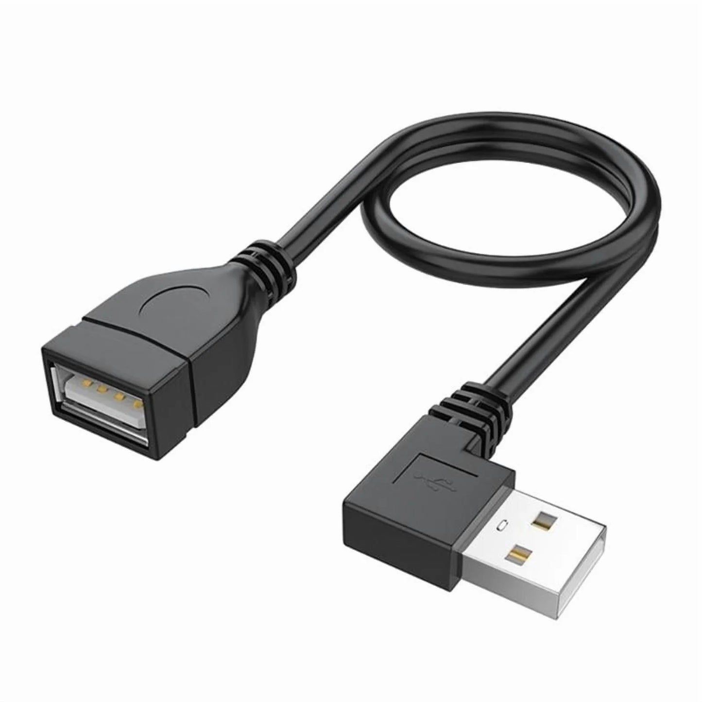 USB 2.0 Extension Cable Male to Female 90 Degree Angled C34102