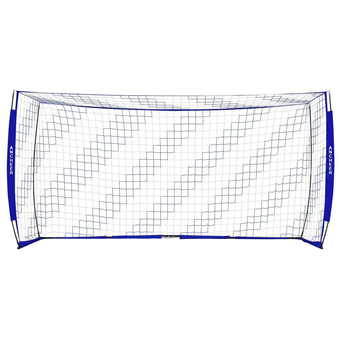 Soccer Goal, Qhomic 12 ft x 6 ft Big Size Portable Soccer Net for Backyard Training for Kids & Adults, Blue