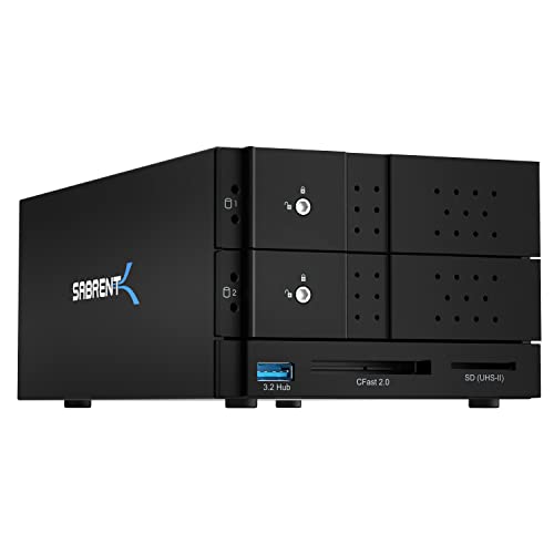 USB 3.2 5-Bay SATA Hard Drive Docking Station, Trayless, USB-C 10Gbps P669