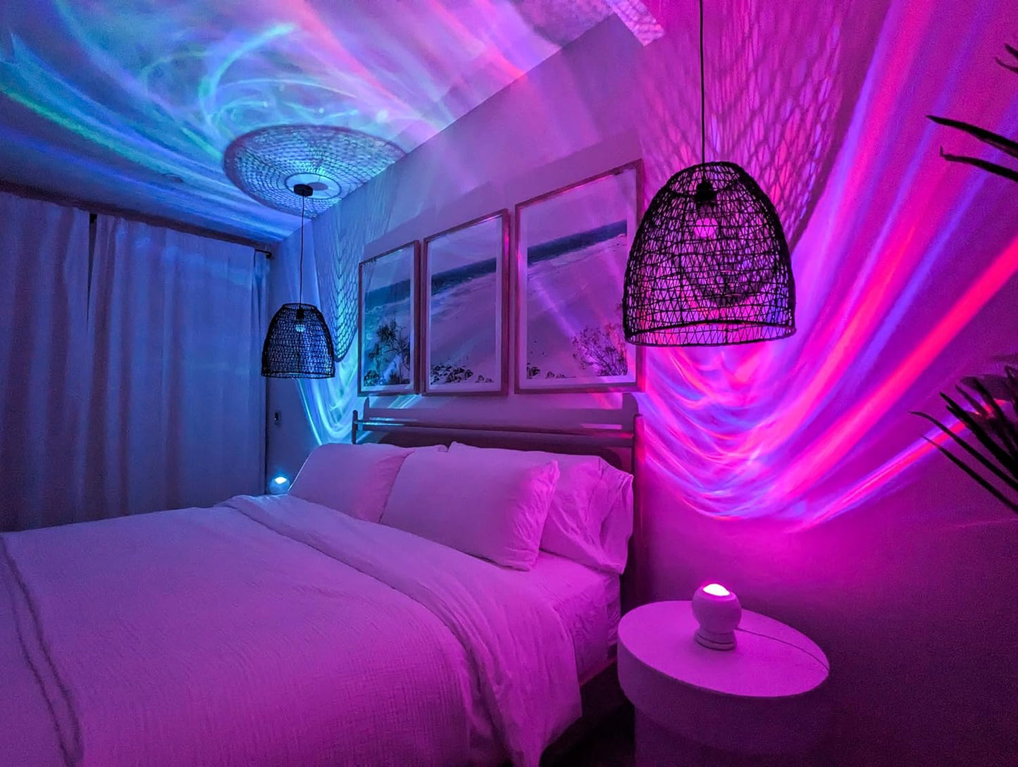 LED Aurora Projector for Bedroom Relaxation and Night Light T92030