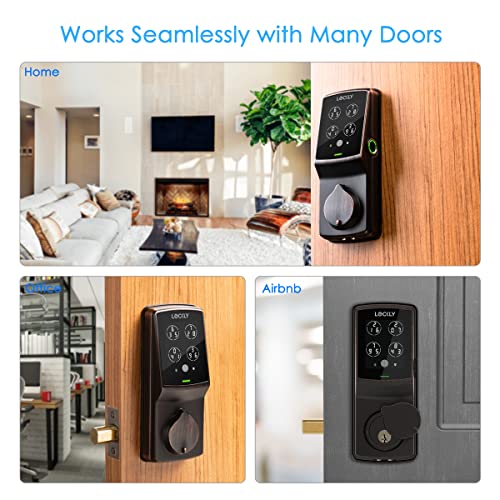 Smart Lock with Bluetooth, Keyless Entry, Touchscreen Keypad, Auto Lock P9060