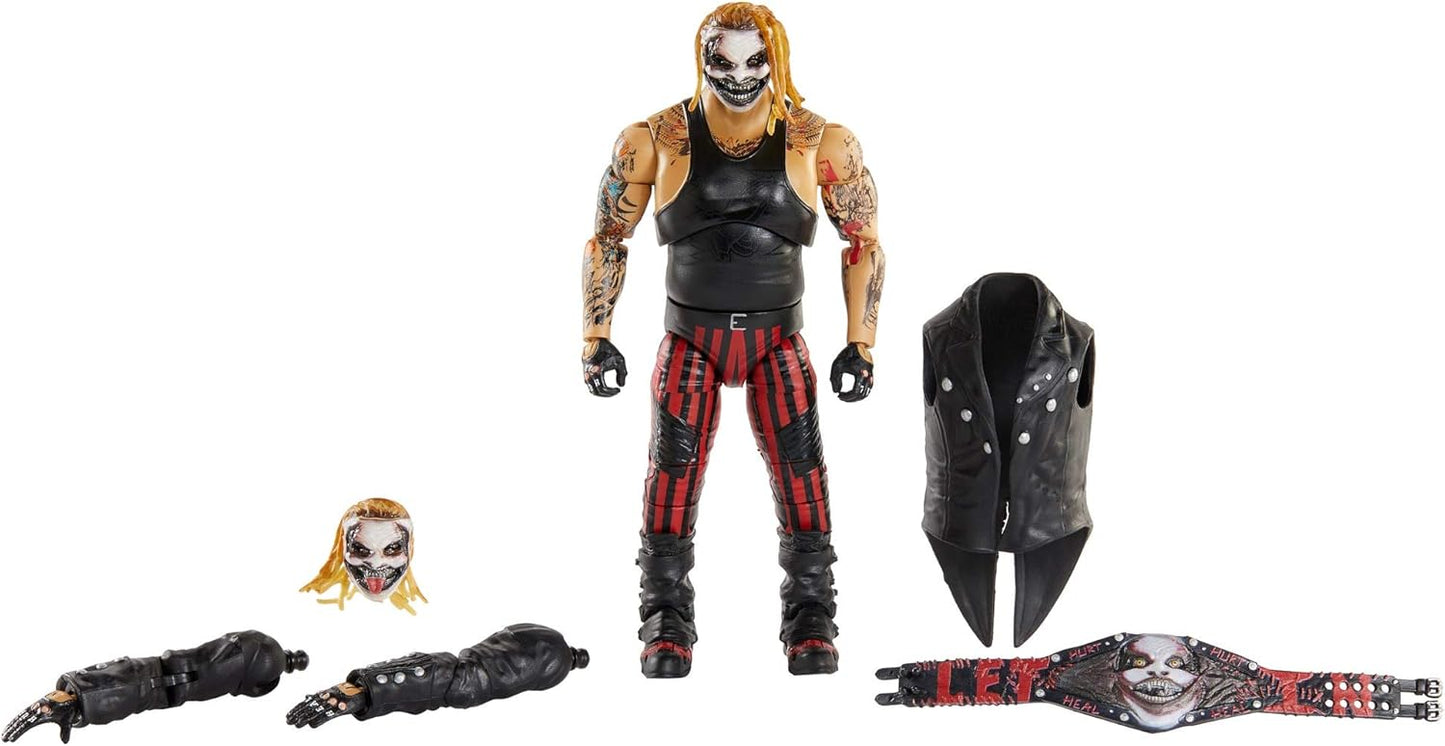 WWE Ultimate Edition Wave 7 The Fiend Bray Wyatt Action Figure 6 in with Interchangeable Entrance JacketLanternExtra Head and Swappable Hands for Ages 8 Years Old and Up