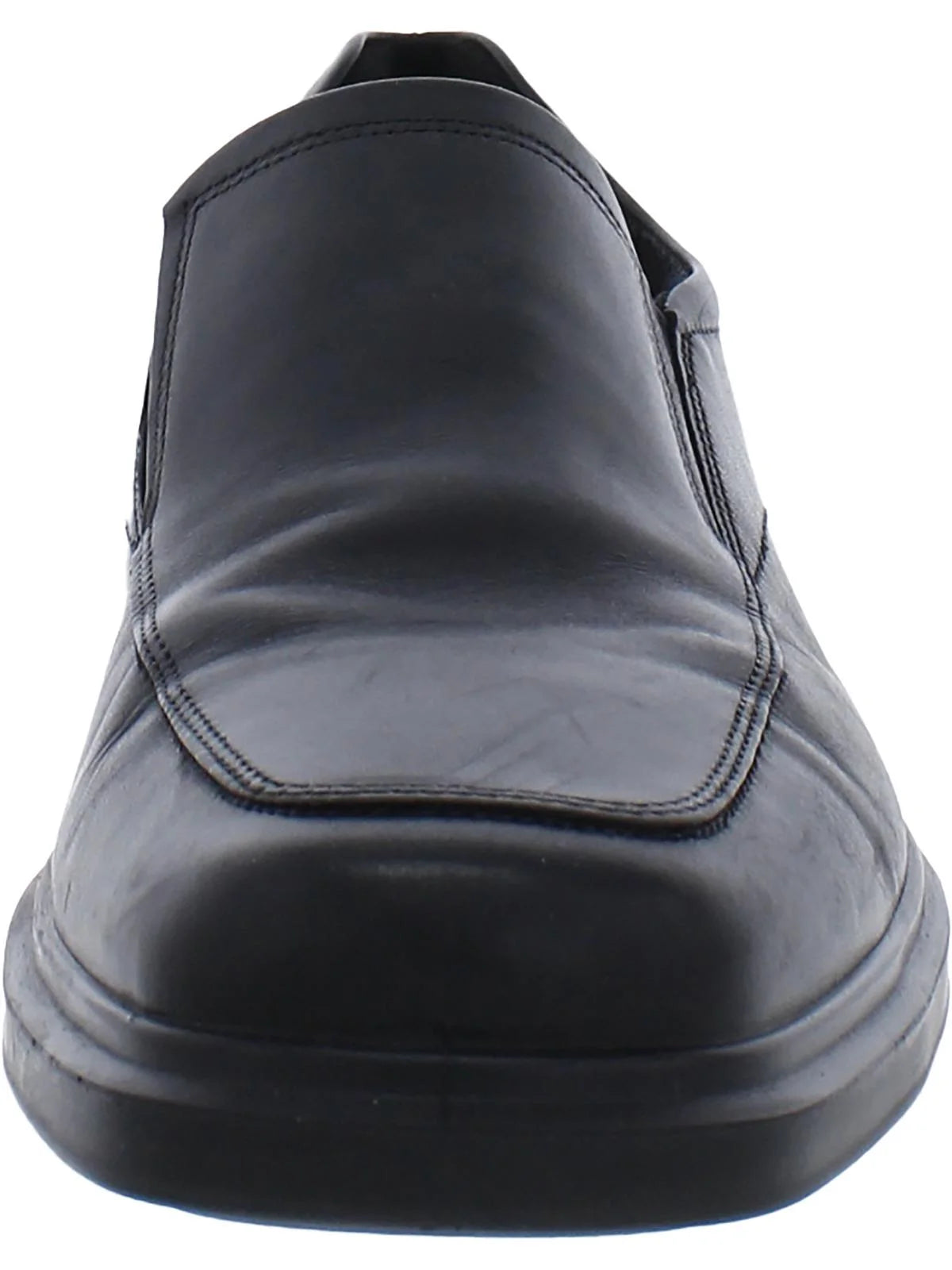 Men's Slip-on Apron Toe Leather Shoes Q960906