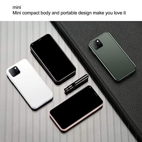 Mini Mobile Phone 2.5in GPS 1GB 8GB Quad Core for Android Students (White) C627