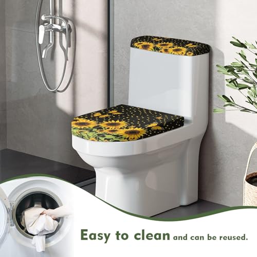 Christmas Toilet Lid and Tank Cover Set for Bathroom Decor Q334993