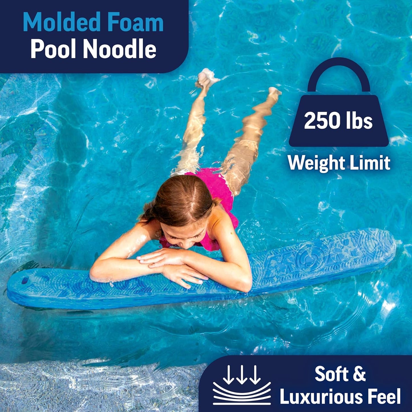 Blue Vacation Mode Pool Noodle for Pools, Swimming & Floating B7209