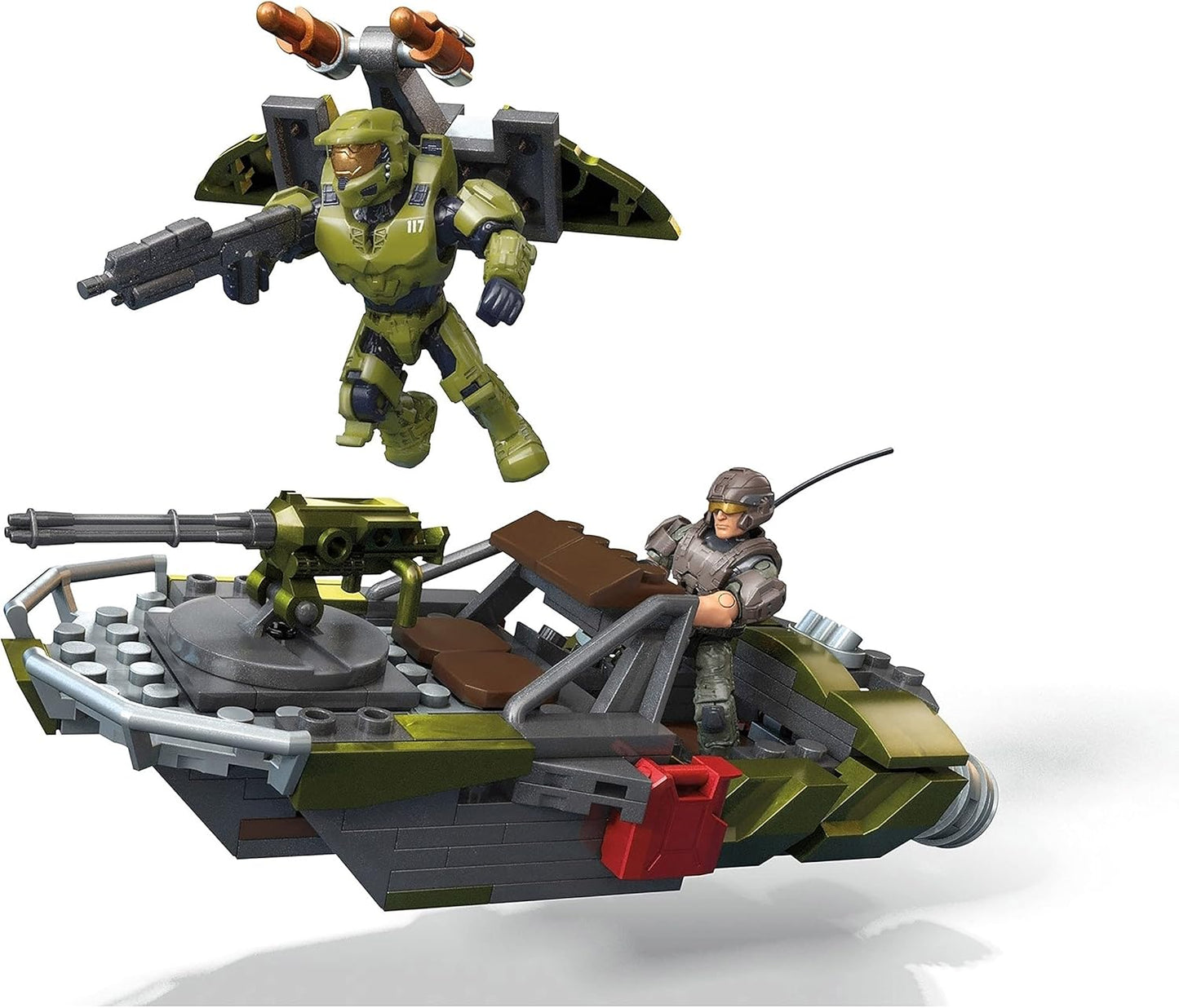 Halo Warthog Rally Vehicle Construction Set with Master Chief Figure K669