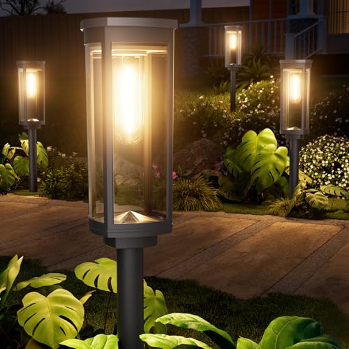 Solar Pathway Lights Outdoor, IP65 Waterproof, Auto On/Off Z346