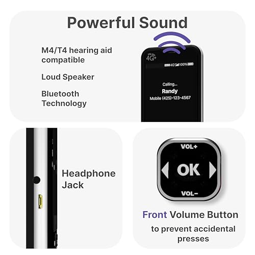 Large Button 4G Cell Phone for Seniors with 6-Month Plan Q92274