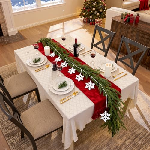 Prelit Norfolk Pine Garland with Lights for Mantle, 9FT U368983