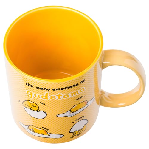 Sanrio Gudetama Lazy Egg Ceramic Mug, 20 Ounces Q726245