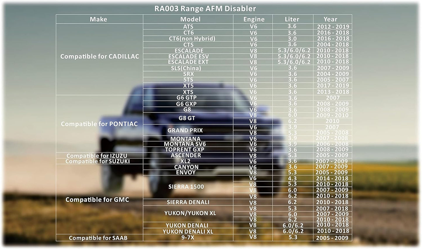AFM Disabler for GM V6 V8 Vehicles Q796