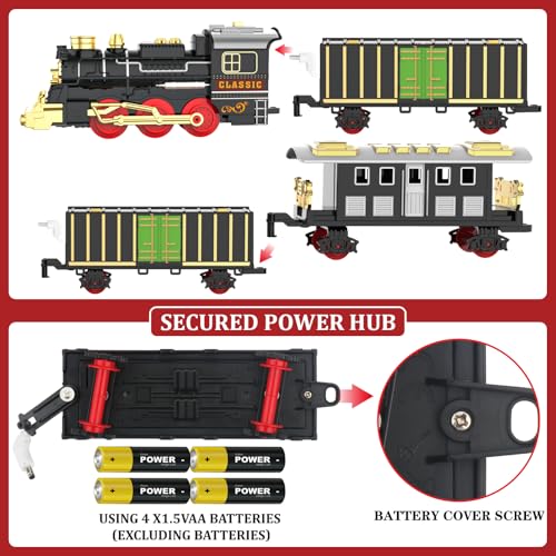 Train Set with Smokes, Lights and Sound for Toddlers H75722