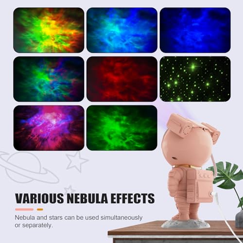 Astronaut Star Projector Night Light with Remote and Timer H43959