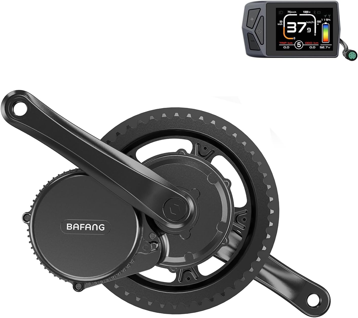 BAFANG 48V 750W BBS02B E-Bike Conversion Motor Kit DIY Electric Bike Kit with Display 800S(No Battery)