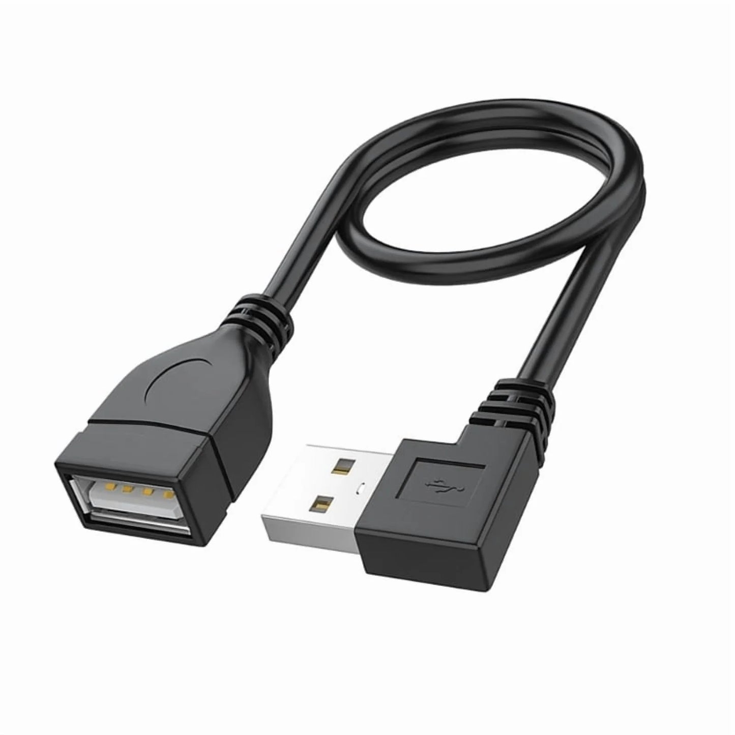 USB 2.0 Extension Cable Male to Female 90 Degree Angled C34102