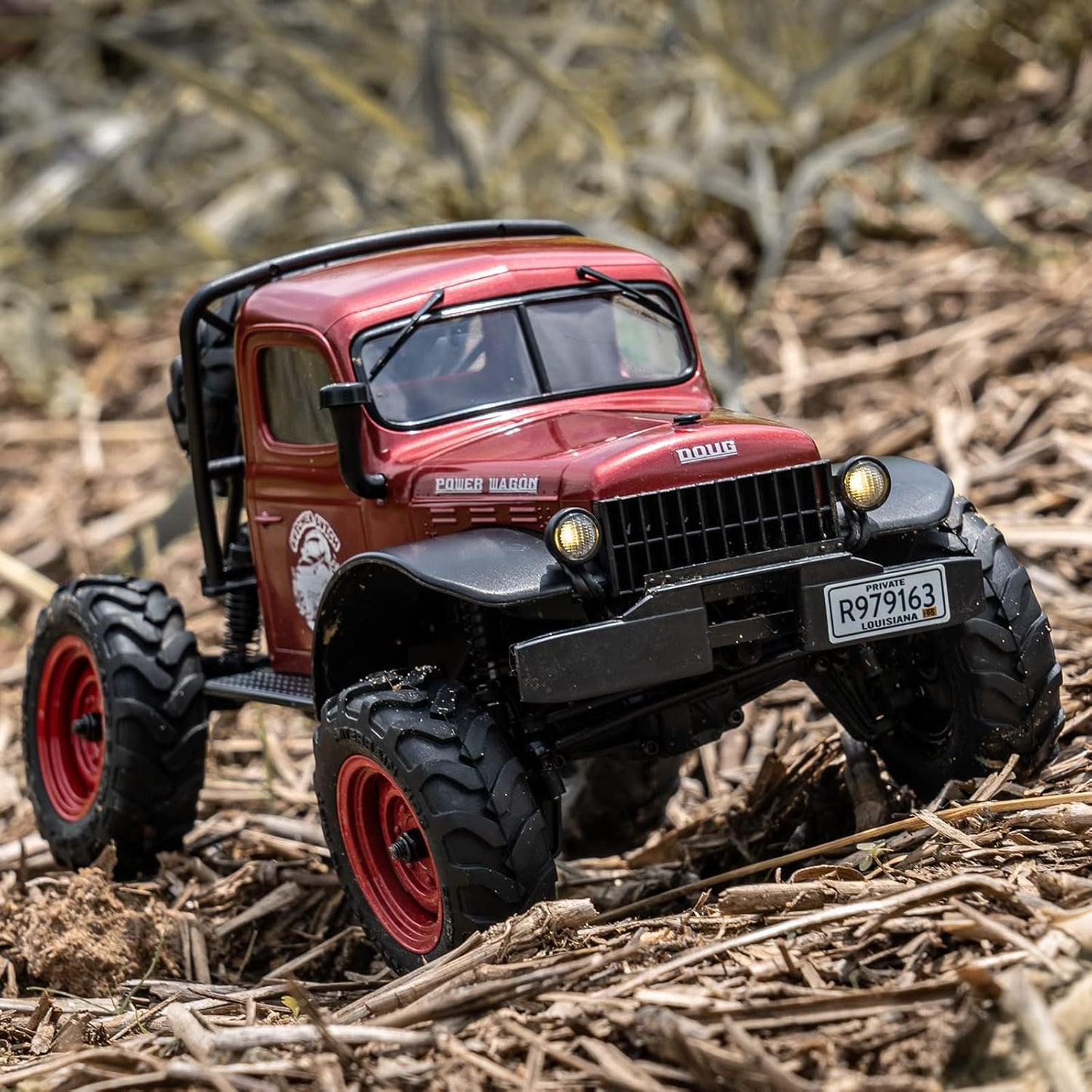RC Crawler 1/24 Scale 4WD Offroad Remote Control Car Red U62374