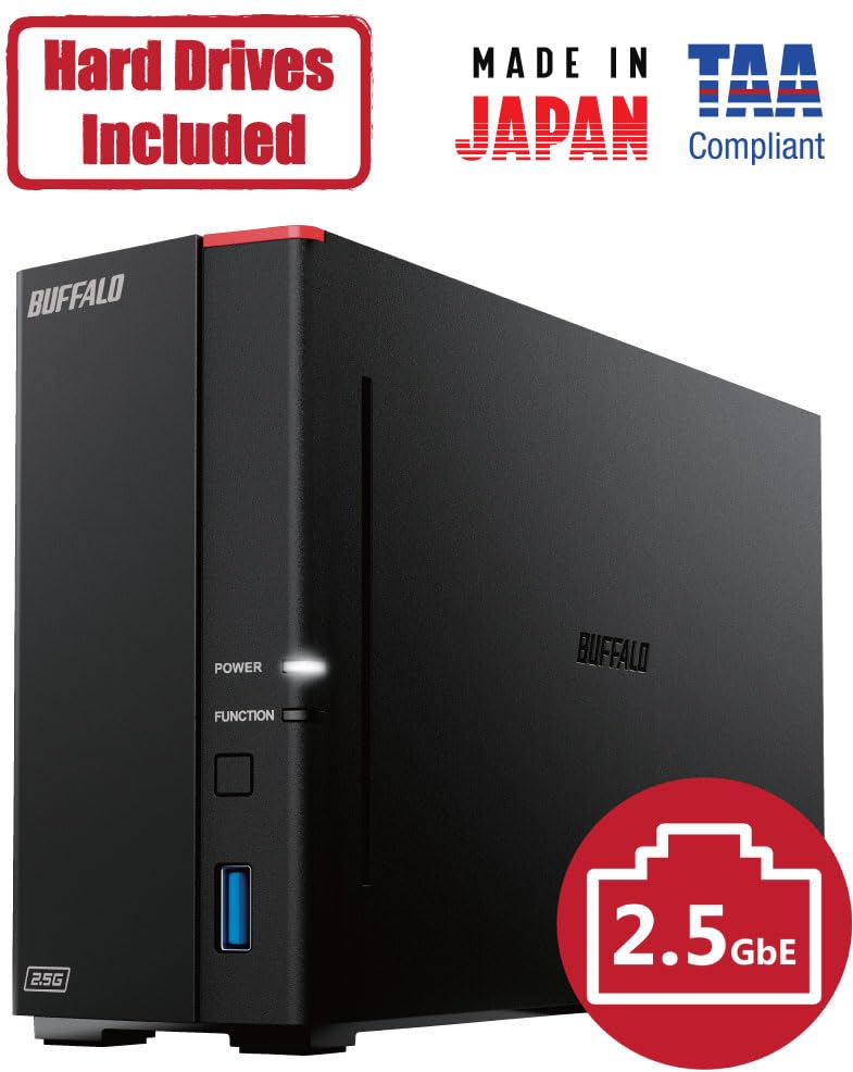 4TB 1-Bay NAS Network Attached Storage with HDD Included D801