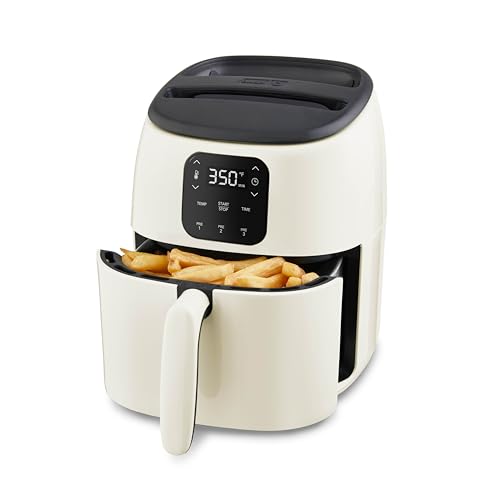 Electric Air Fryer Oven, 2.6 Qt., Grey, Compact Digital, 1000-Watt O882