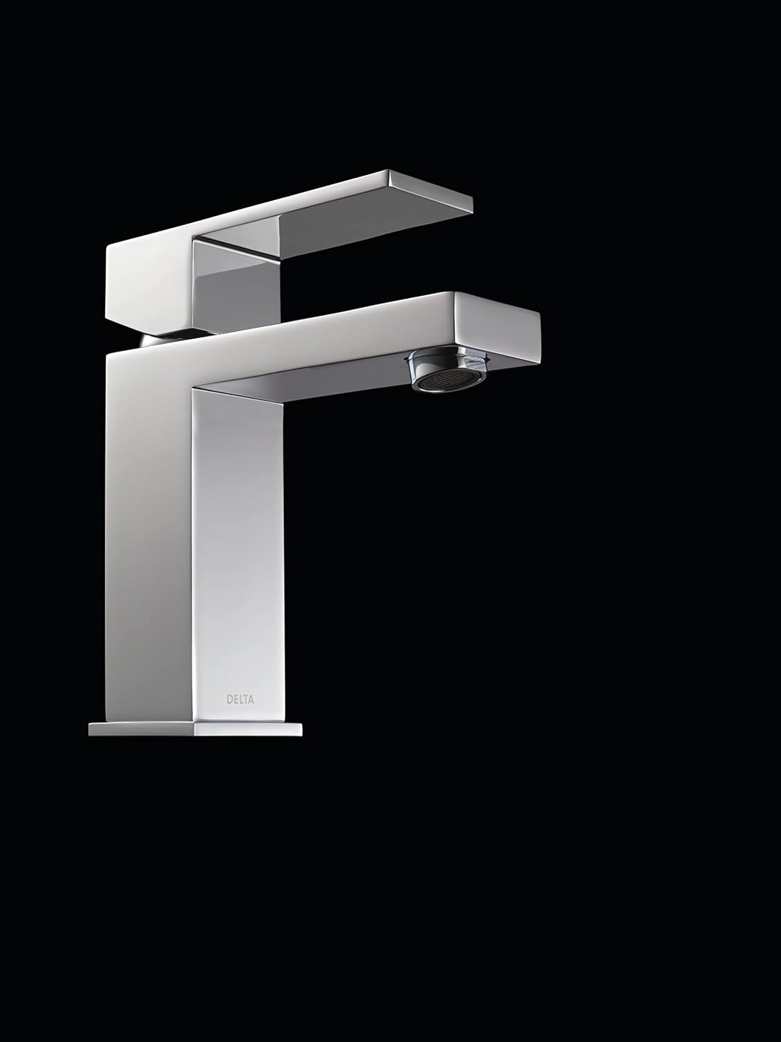 Modern Single Hole Bathroom Faucet with Drain Assembly, Chrome X349919