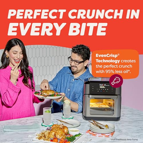 10QT Air Fryer, 7-in-1 Functions with EvenCrisp Technology, Stainless Steel I2967