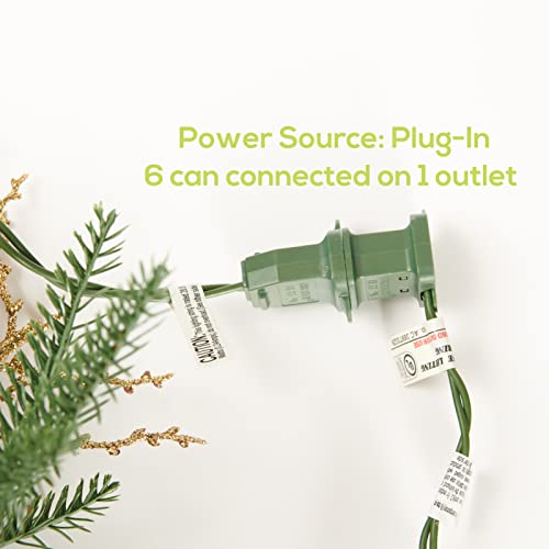 Pre-lit Christmas Garland 9ft with 50 LED Lights, Battery Operated I824