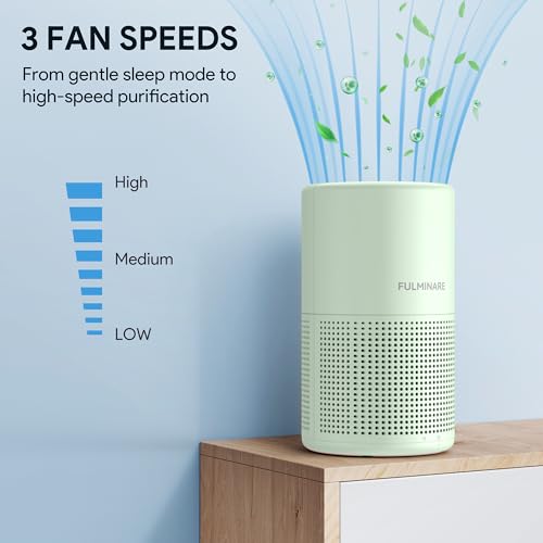 H13 True HEPA Air Purifier for Bedroom, Quiet with Night Light R447898