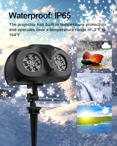 Laser Christmas Projector Lights Outdoor with Remote, Waterproof X1878