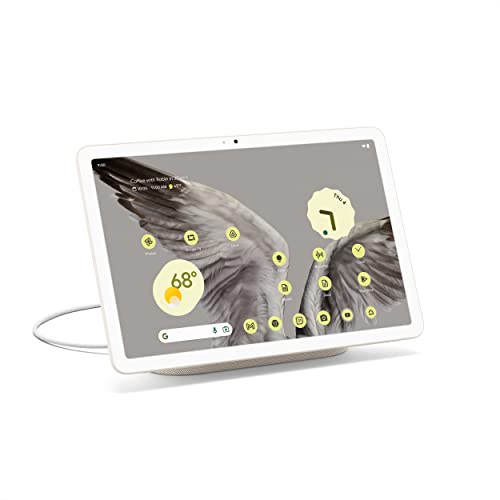 Google Pixel Tablet - Android Tablet with 11-Inch Screen and Extra-Long Battery Life - Porcelain - 8 GB RAM - 128 GB
