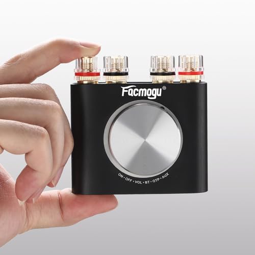 160W Mini Bluetooth 5.0 Power Amplifier, 2 Channel Stereo Hi-Fi Digital Amp W6936