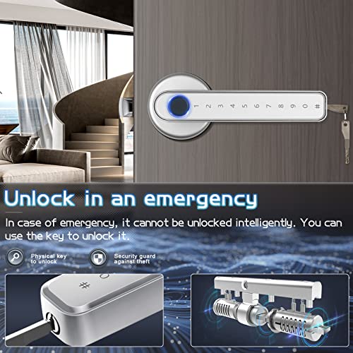 Keyless Entry Door Lock with Keypad and Handle I38601