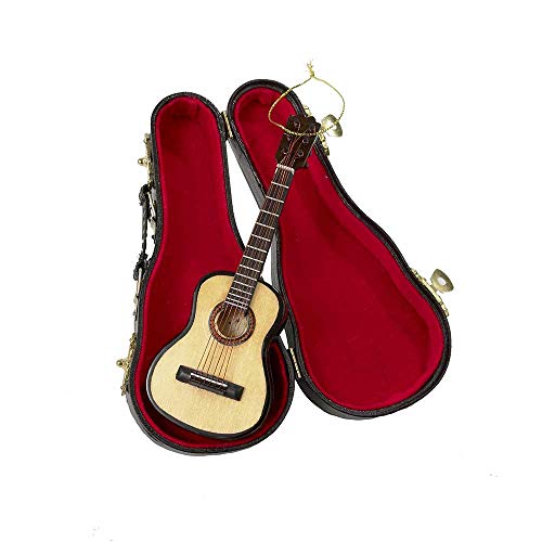 Acoustic Guitar Christmas Ornament with Case K615657