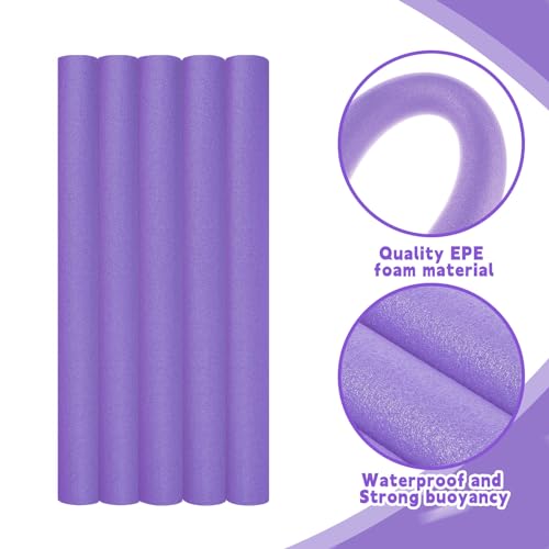 6 Pack Pool Noodles Foam Swim Noodles Hollow Swimming Pool Noodle Bulk Bright Pool Noodle Float Heavy Duty L181