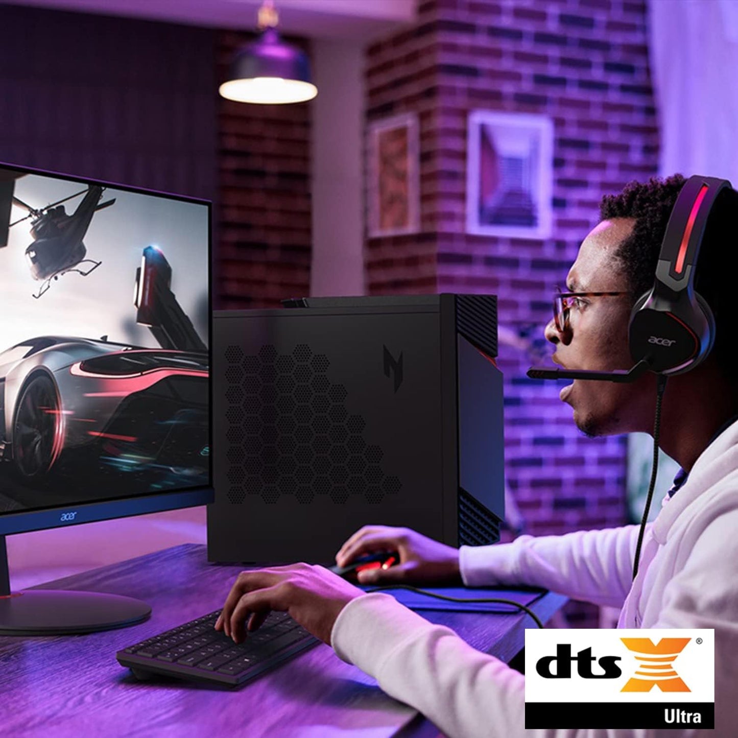 Gaming Desktop with Intel Core i7, RTX 4060, 16GB RAM, 1TB SSD S918681