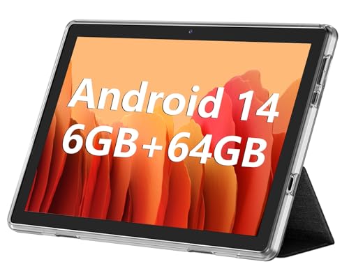 10 Inch Android Tablet with Keyboard Mouse, 6GB RAM 64GB ROM L2332