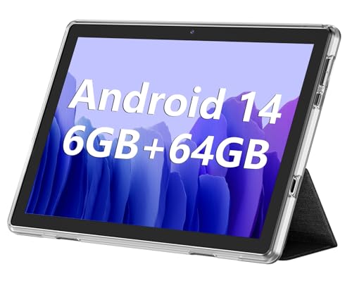10 Inch Android Tablet with Keyboard Mouse, 6GB RAM 64GB ROM L2332