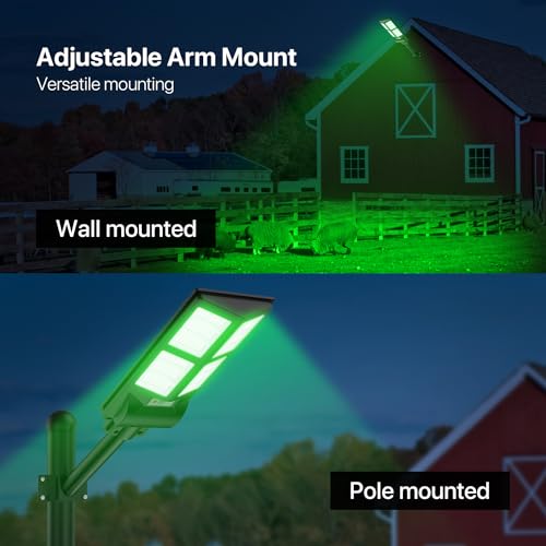 Green Solar Hog Hunting Light with Remote for Night Hunting P649894
