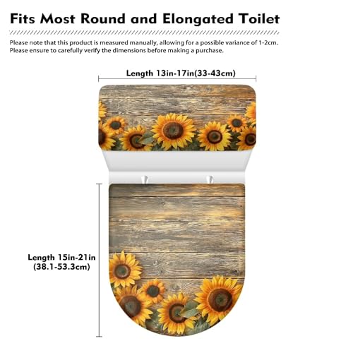 Christmas Toilet Lid and Tank Cover Set for Bathroom Decor Q334993