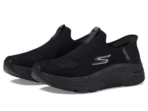 Skechers Womens Max Cushioning Arch Fit Fluidity Hands Free Slip ins