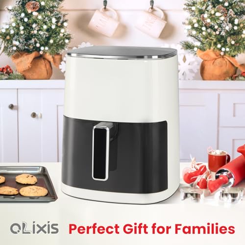 Air Fryer 6 Quart with Window, 12-in-1, 400F Grey U565