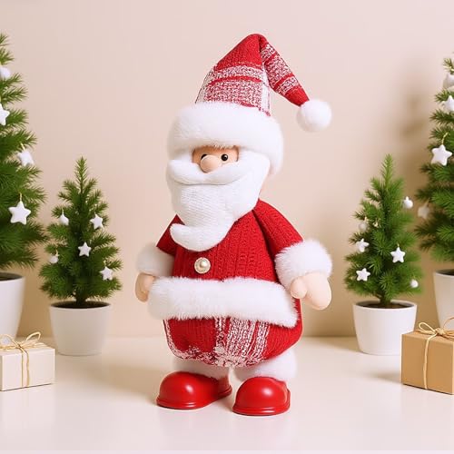 Christmas Santa Red White Singing Dancing Decoration for Home Table Shelf V210